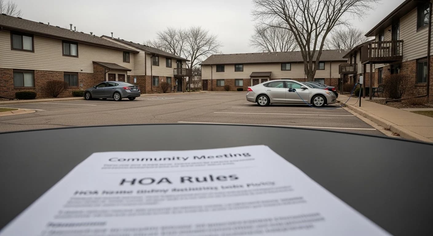67% of Twin Cities HOAs Have No EV Charging Policy Yet — What Condo and Townhome Owners Need to Know