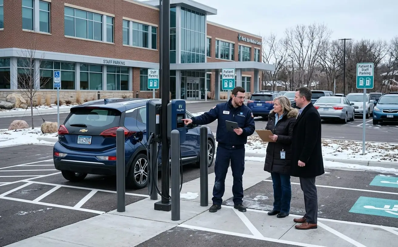 Healthcare Facility EV Charging
