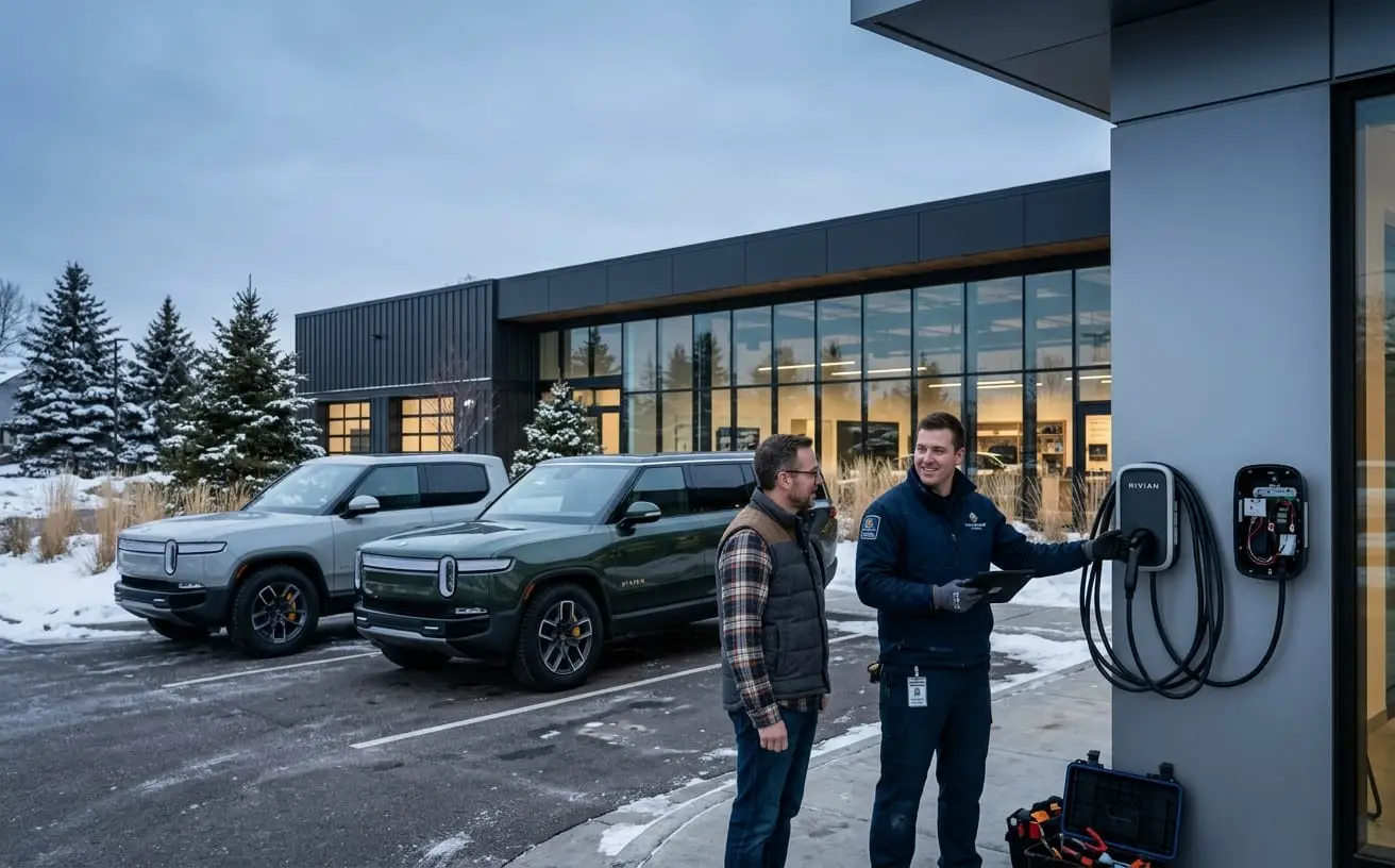 Rivian R1T and R1S Home Charging
