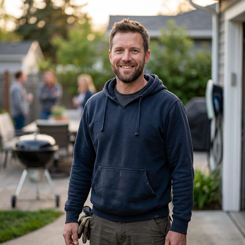 Derek Sorenson Walkthrough with homeowner